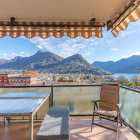 Imperial Of Lugano 4 With A Lake View Behind The Station And 10 Min From The Lake Apartment Exterior photo