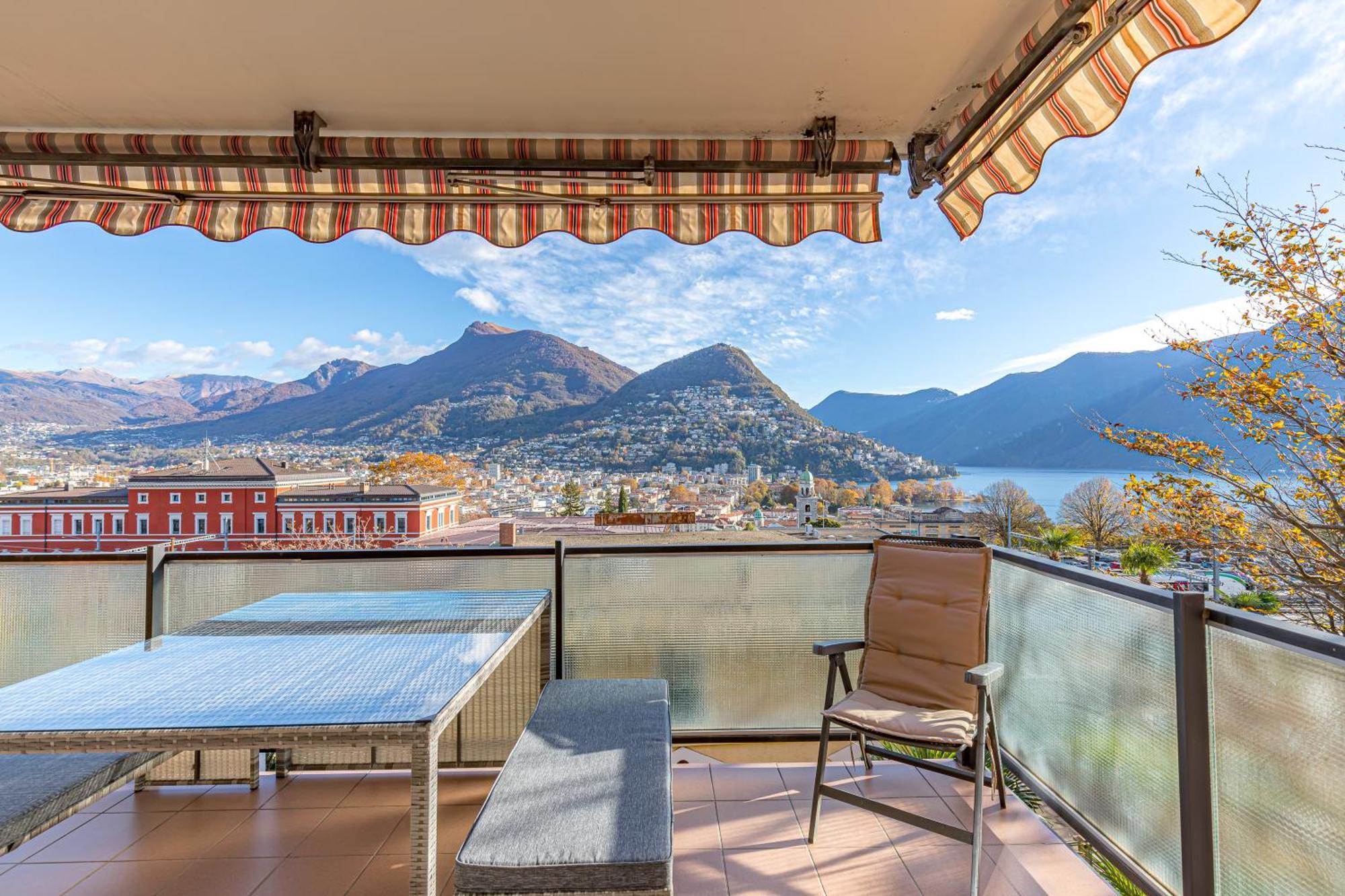 Imperial Of Lugano 4 With A Lake View Behind The Station And 10 Min From The Lake Apartment Exterior photo